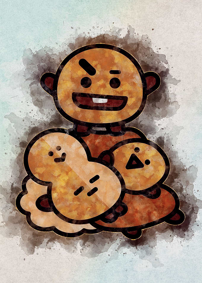 Shooky Suga BT12Watercolor