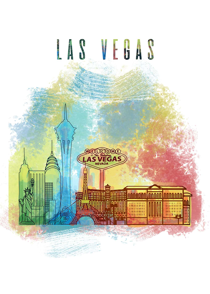 Las Vegas City Poster