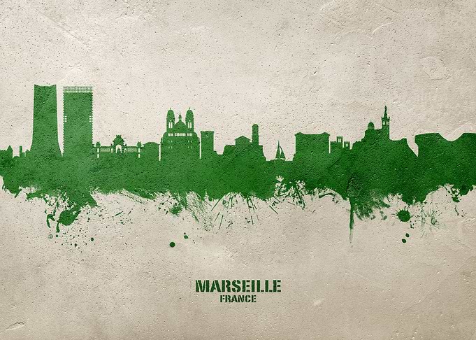 Marseille Skyline France