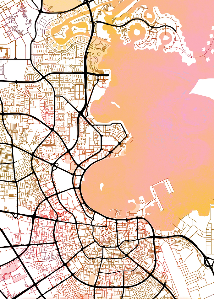 Doha Street Map