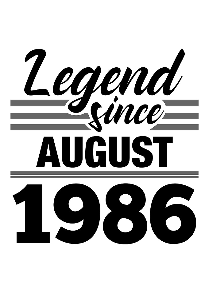 Legend Since August 1986