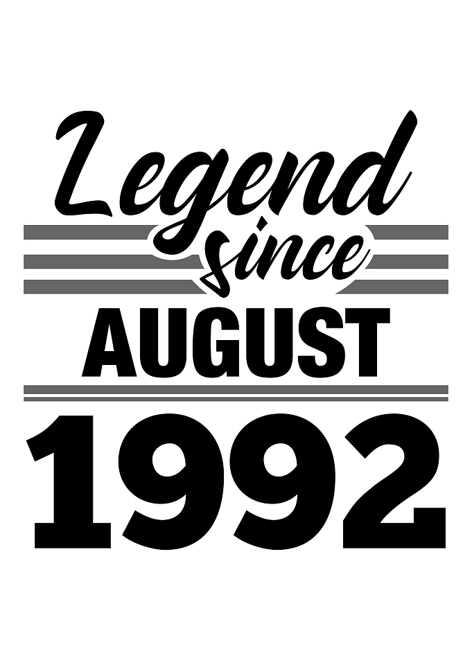 Legend Since August 1992