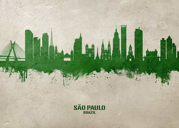 Sao Paulo Skyline Brazil