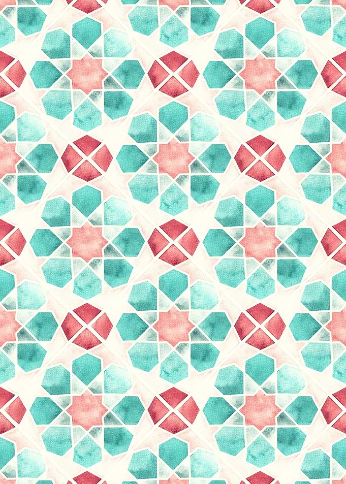 Floral Geometric Pattern05