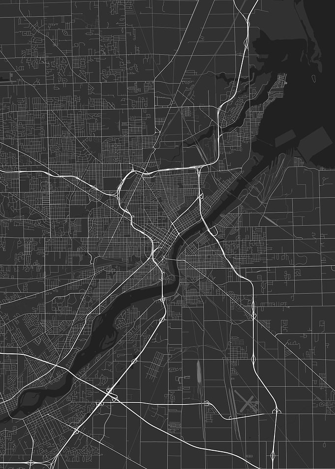 Toledo USA Map