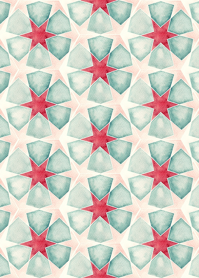 Floral Geometric Pattern08