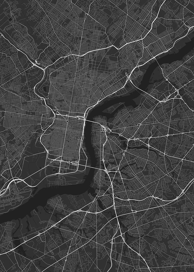 Philadelphia USA Map