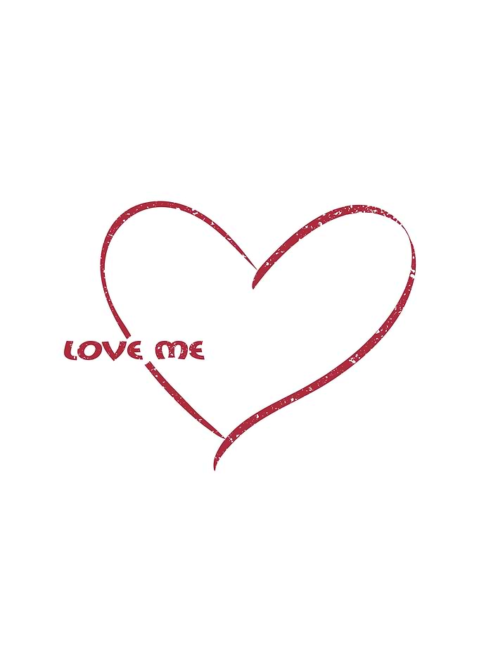 Love me simple heart