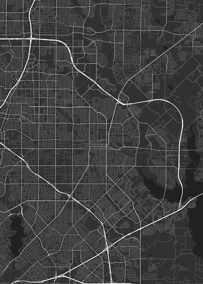 Garland USA Map