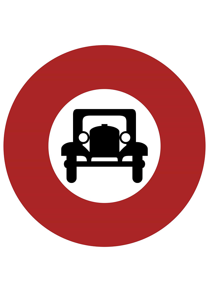 Swiss Road Sign