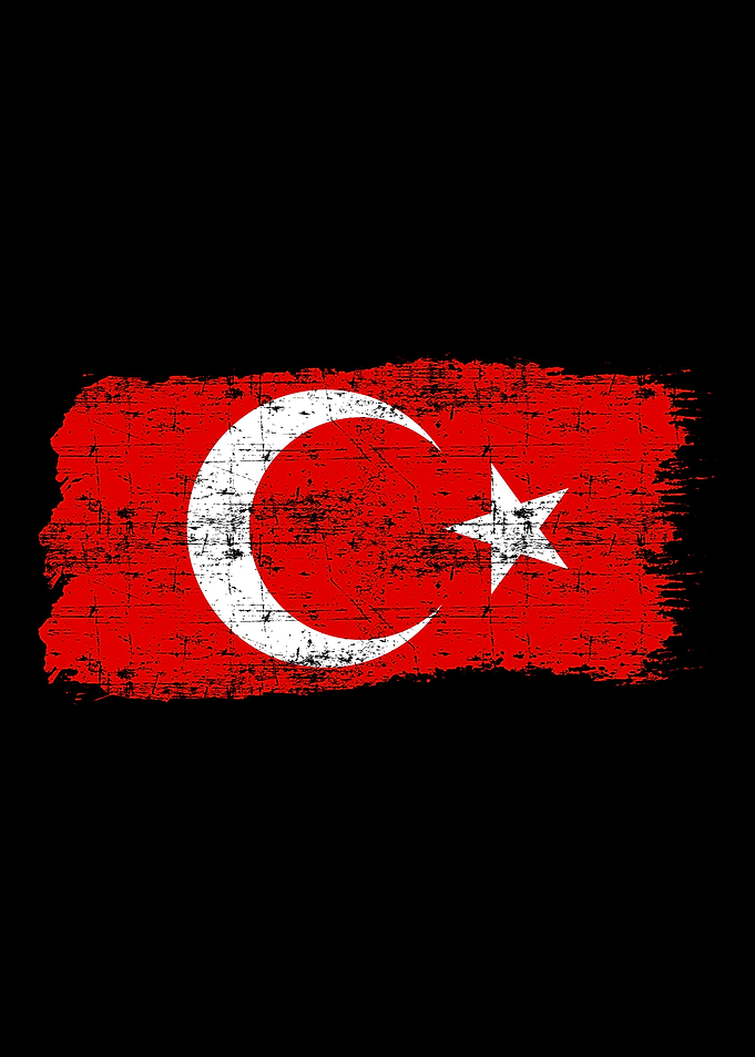 Distressed Turkey Flag