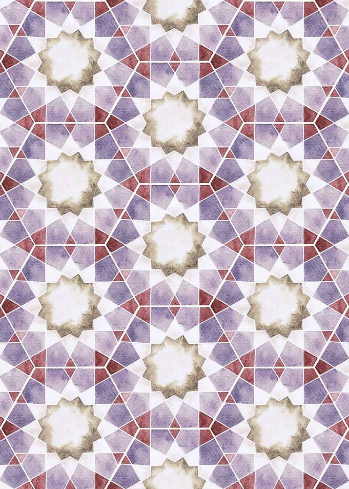 Floral Geometric Pattern03