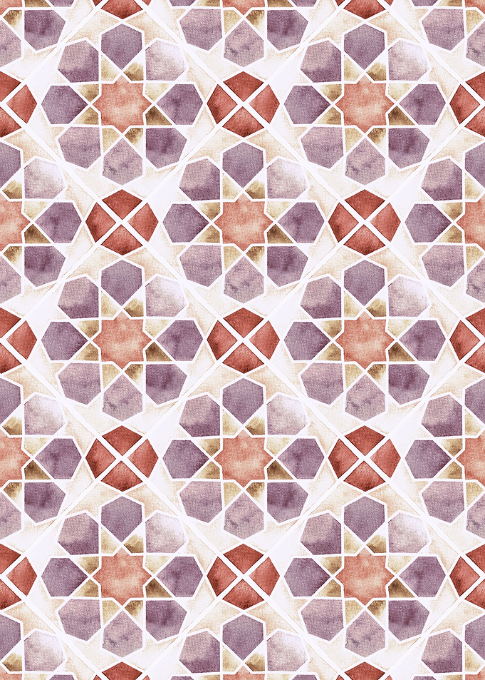 Floral Geometric Pattern06