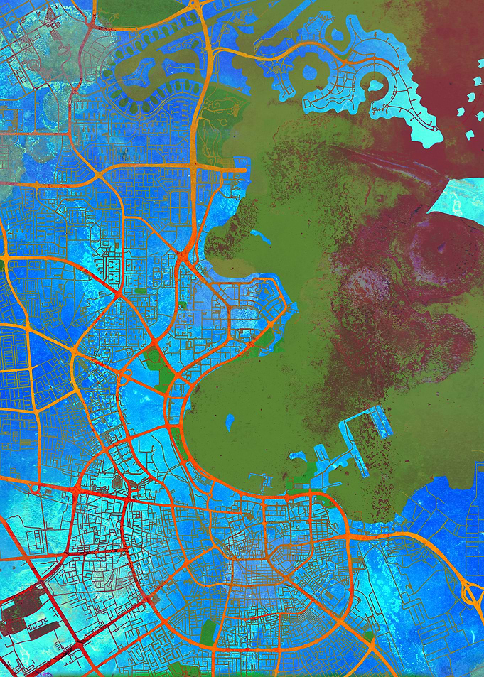 Doha Street Map