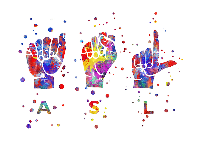 ASL sign language