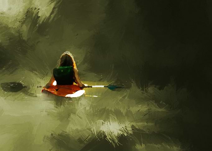 Women on Kayak