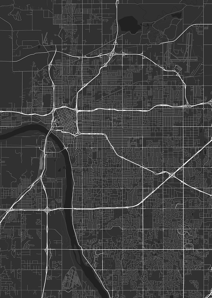 Tulsa USA Map