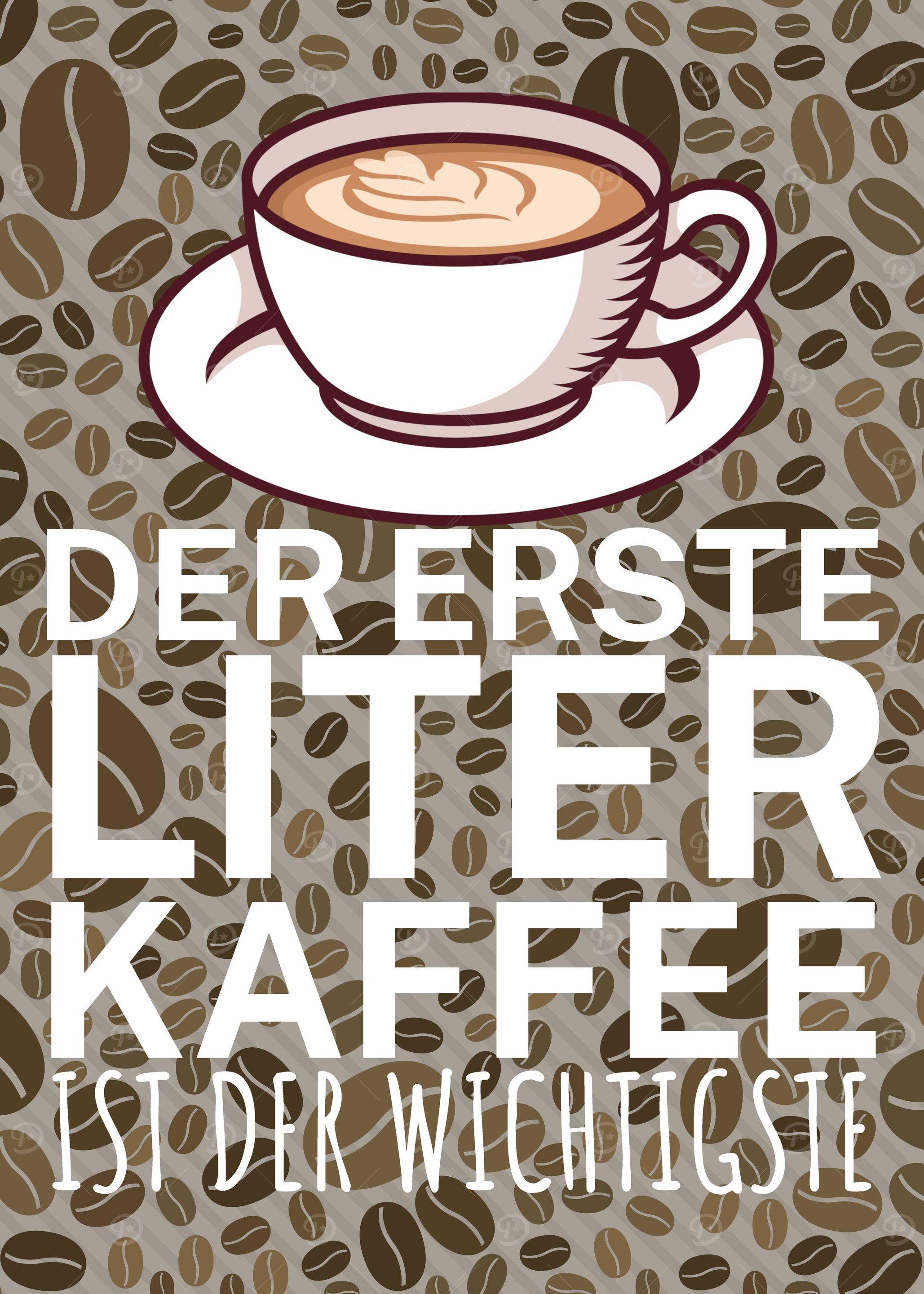 Der erste Liter Kaffee