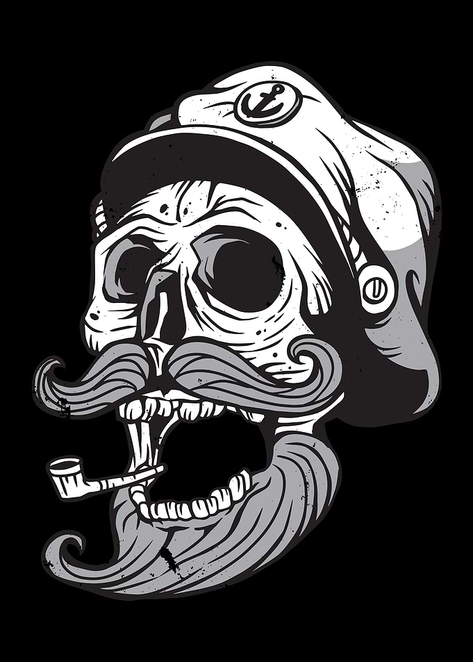 Pirate Skull Seafarrer