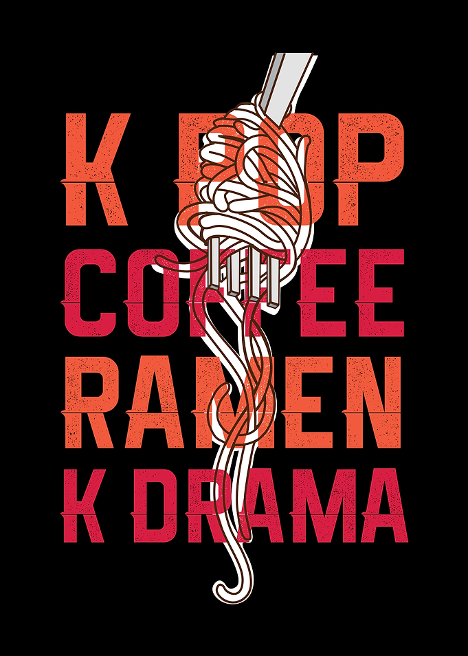 KPop Coffee Ramen Kdrama