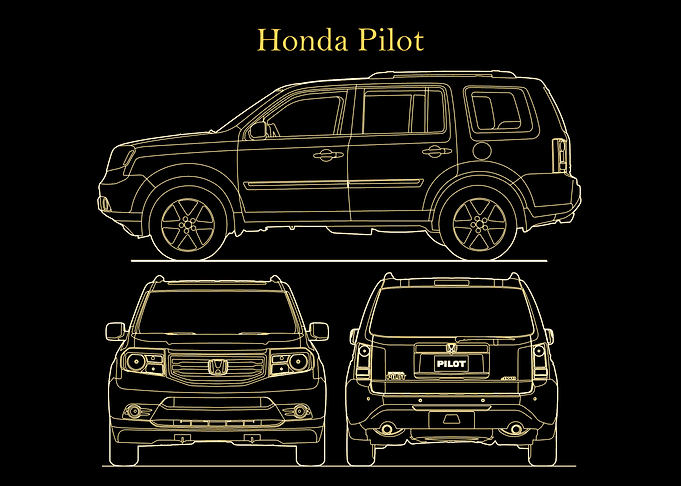 Honda Pilot 2013 Blueprint