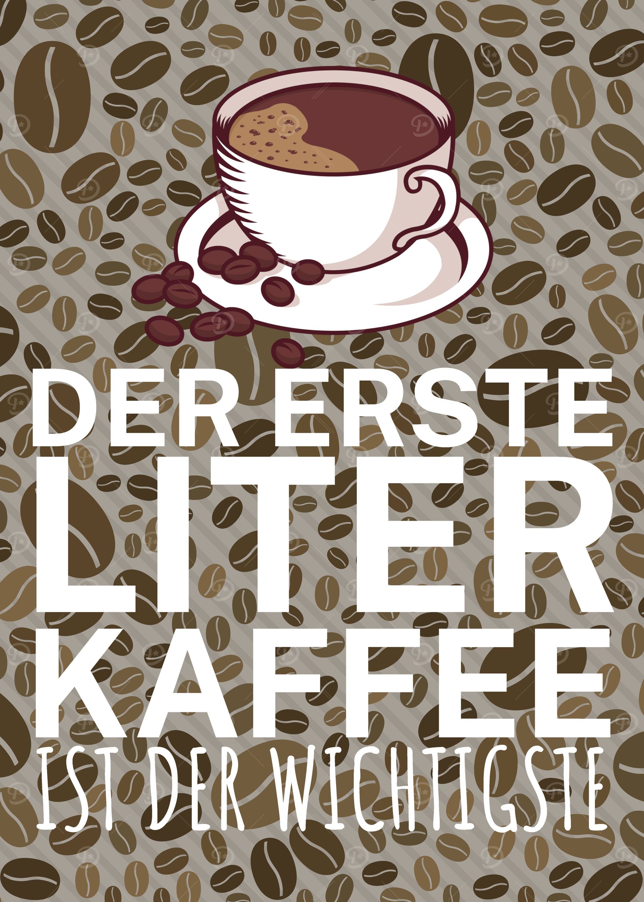 Der erste Liter Kaffee