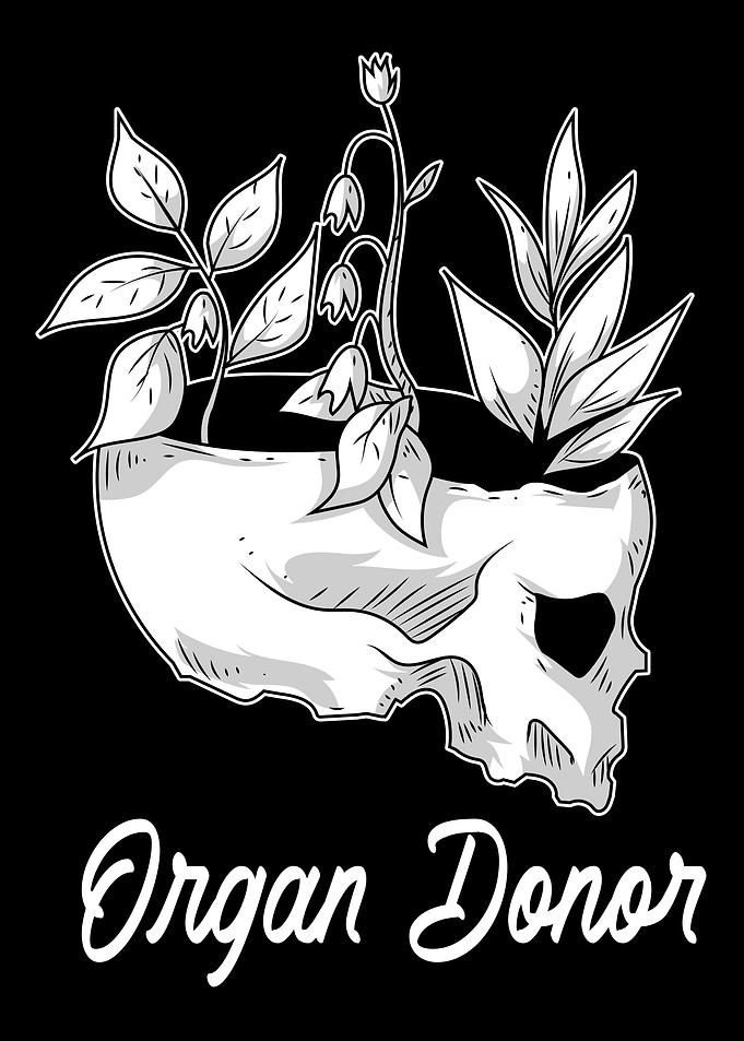 Skull With Plants