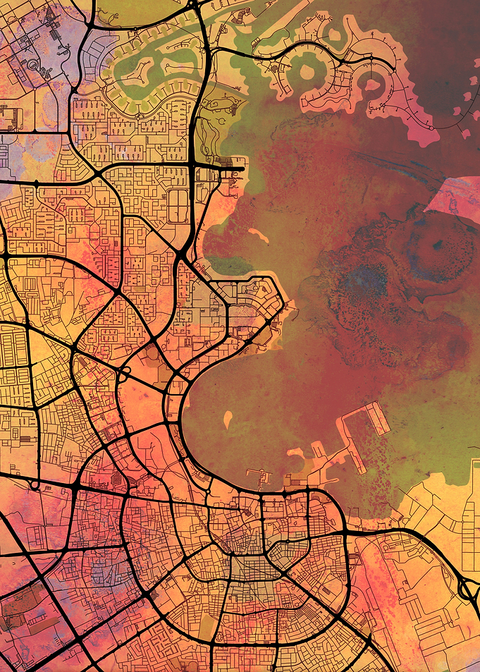 Doha Street Map