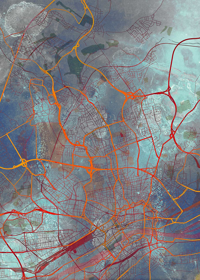 Frankfurt Street Map