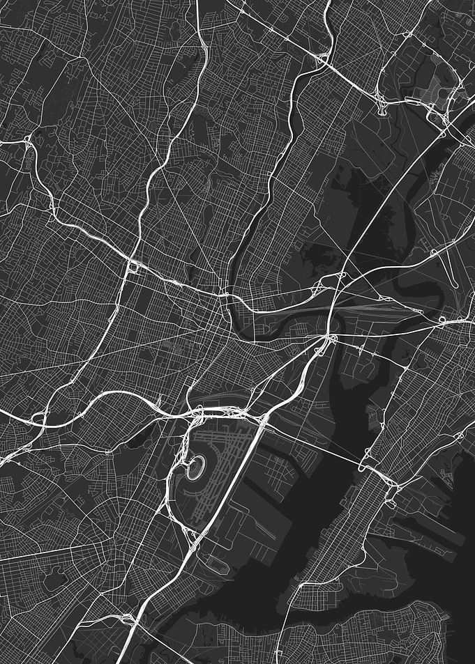 Newark USA Map