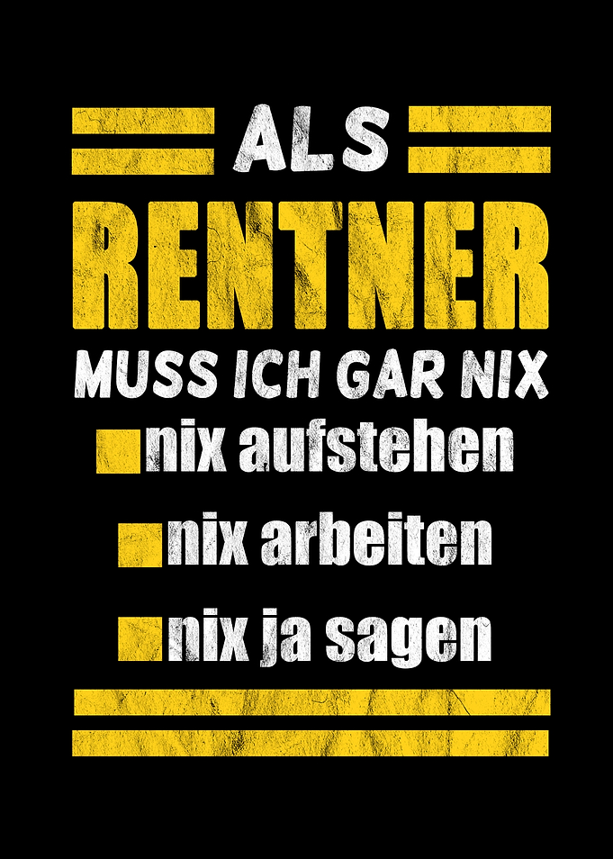 Rentner muss nix