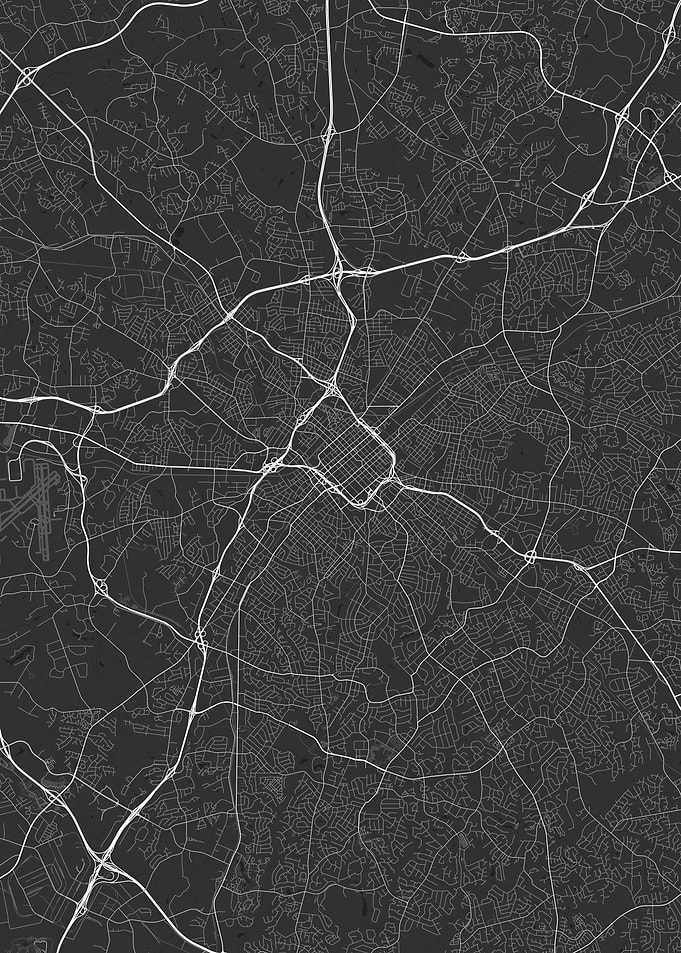 Charlotte USA Map