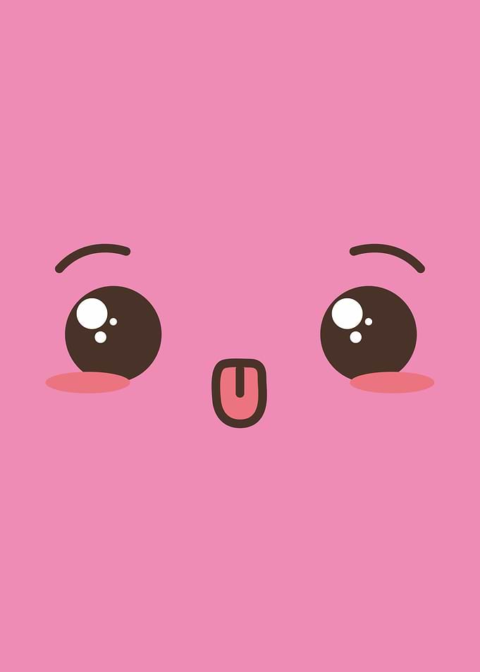 Funny mocking face