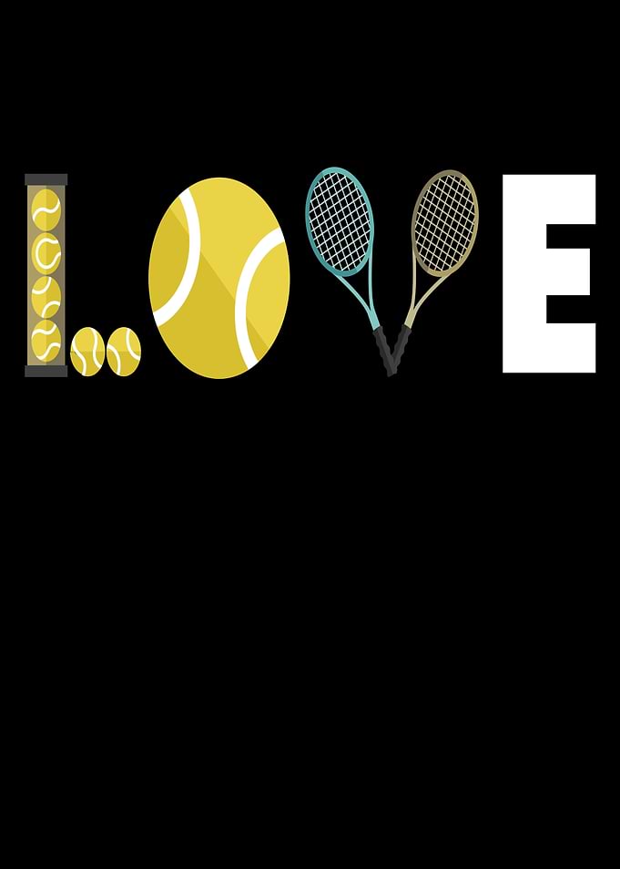 Tennis Love Racket Ball