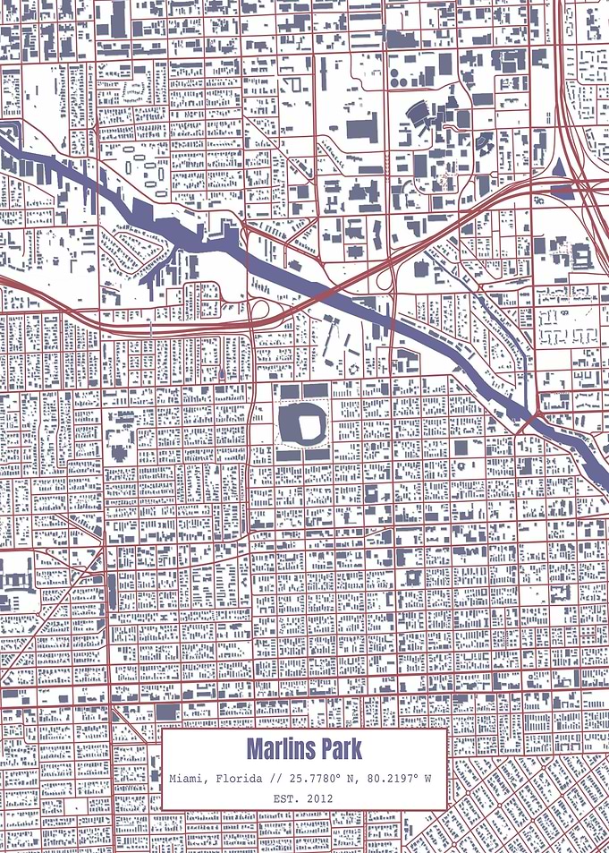 Marlins Park Map