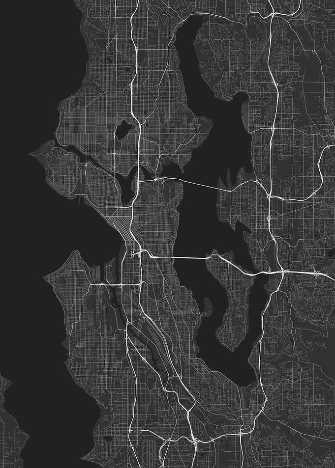 Seattle USA Map