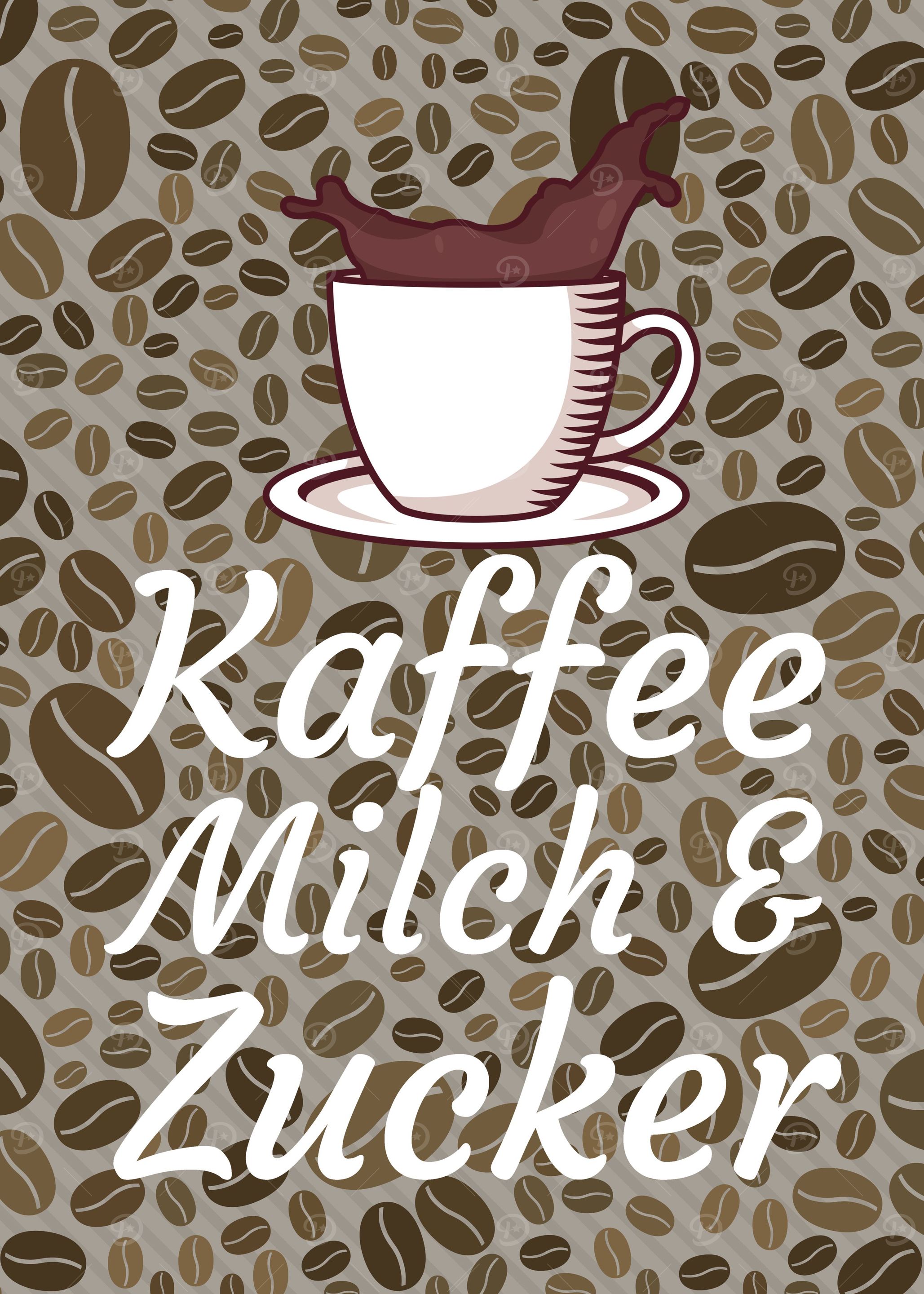 Kaffee Milch Zucker