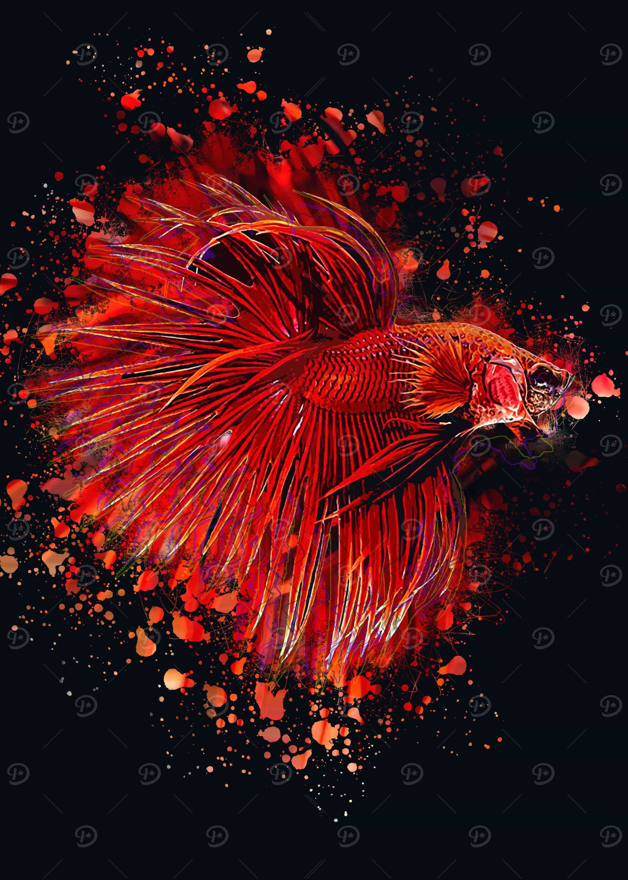 Aquascape Betta Fish