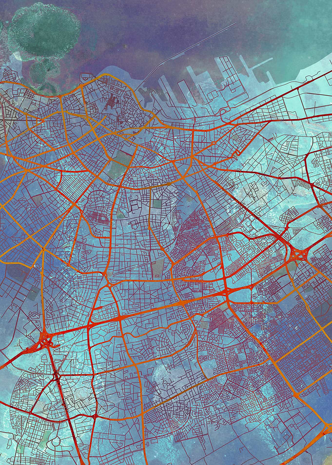 Casablanca Street Map