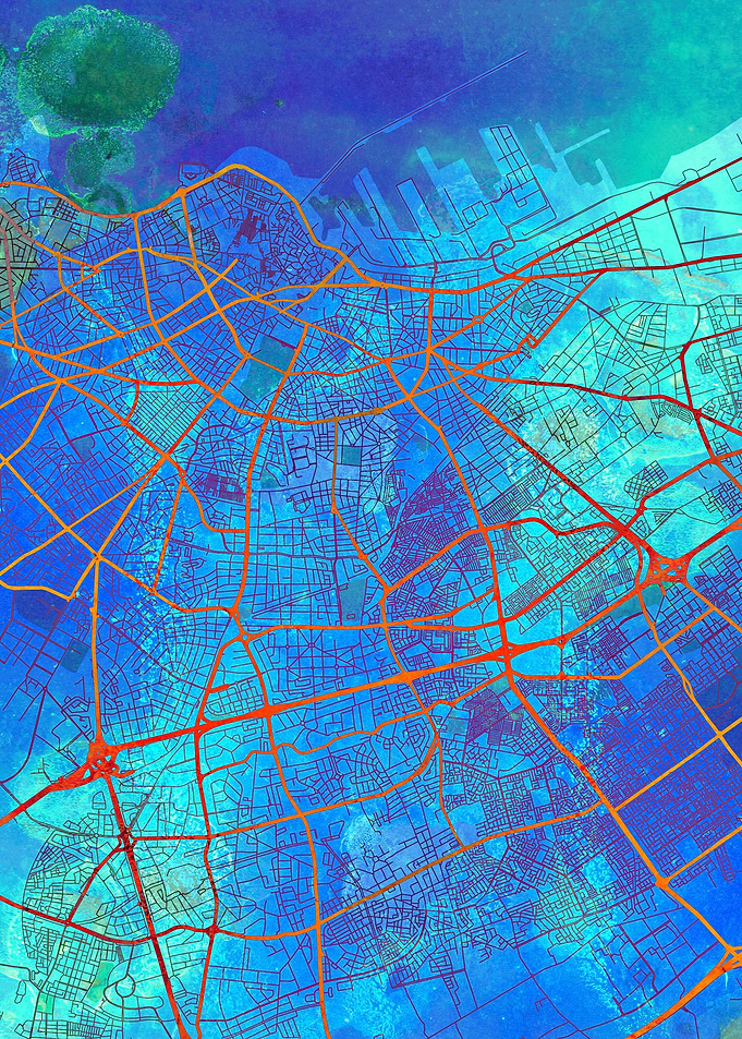 Casablanca Street Map