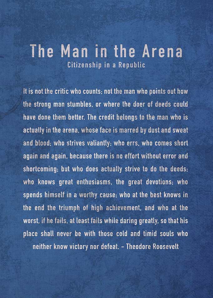 The Man in The Arena Quote