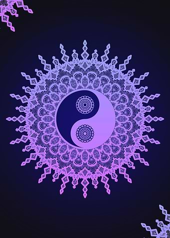 Ying Yang Mandala