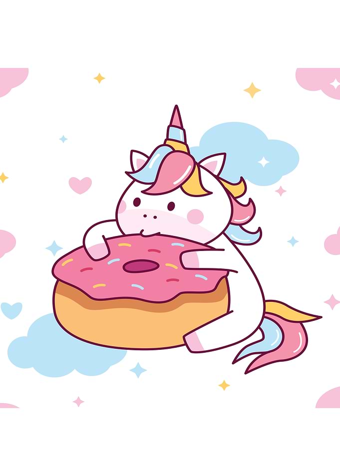 Unicorn Donut