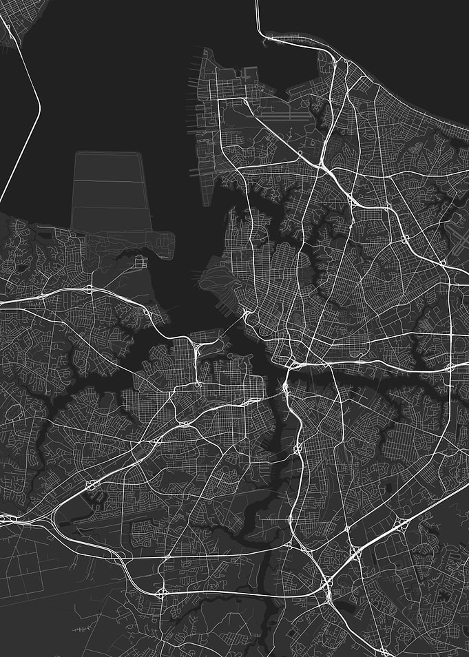 Norfolk USA Map
