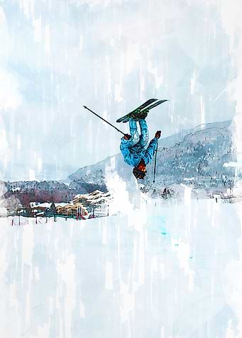 Upside Down Skiing Pro