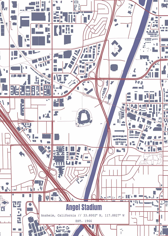 Angel Stadium Map