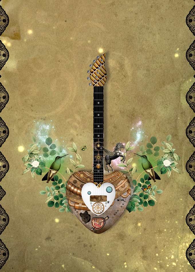 Steampunk guitar