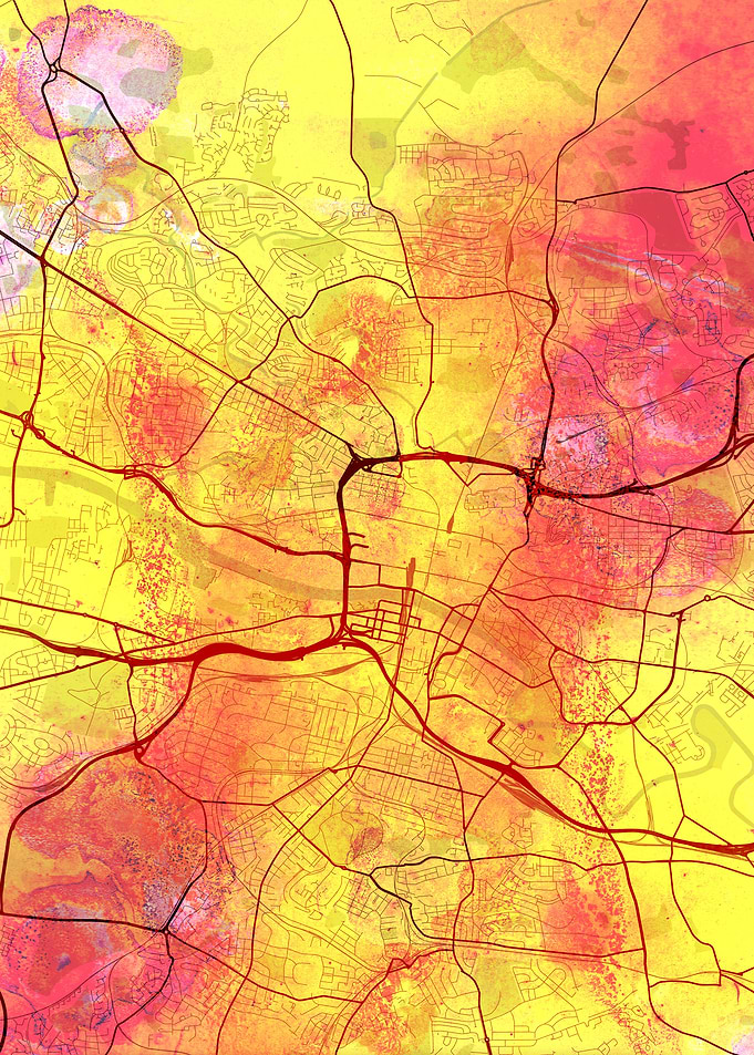 Glasgow Street Map
