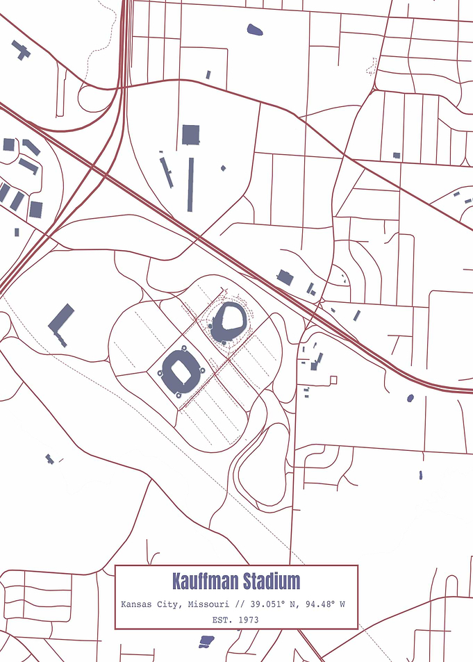 Kauffman Stadium Map