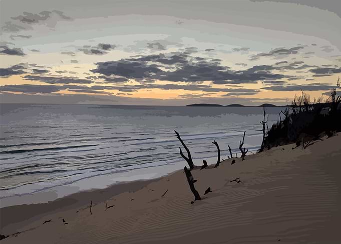 Rainbow Beach Sand Blow